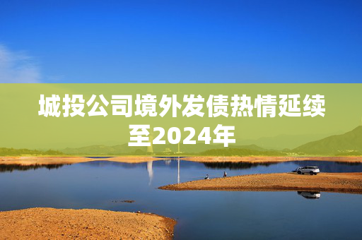 城投公司境外发债热情延续至2024年