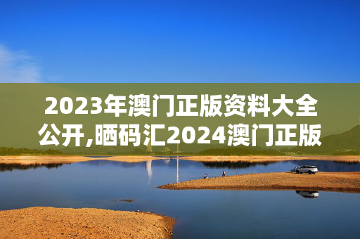 2023年澳门正版资料大全公开,晒码汇2024澳门正版资料萍果版,3网通用：网页版v057.643